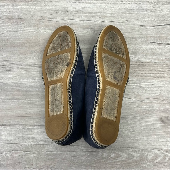 Vince Camuto Navy Espadrilles Slip On Flats size 39 - Picture 5 of 6